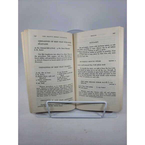 The Brown Derby Cookbook Leonard Louis Levinson 1962 Paperback VTG Collectible - Picture 16 of 16
